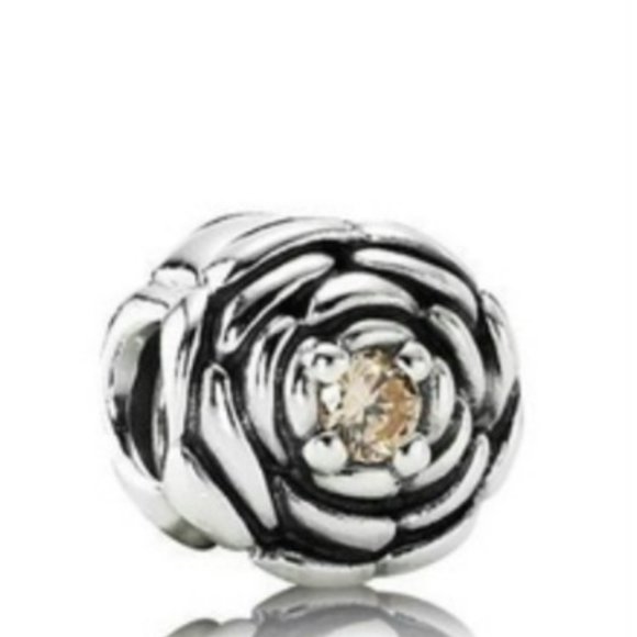 Pandora Blooming Rose Bracelet Charm - Picture 1 of 1